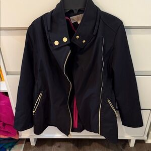 Michael Kors Black Jacket with Gold Accents